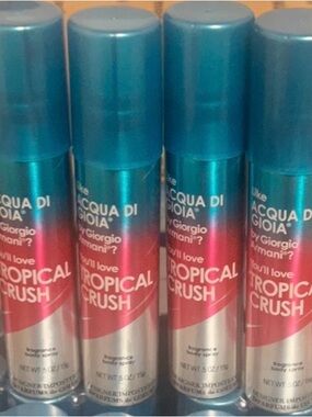 6x Designer Imposters Fragrance Body Spray - Tropical Crush - .5 fl oz - New